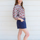 Blue Me Away Skort - Navy