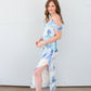 Spread Your Wings Midi Dress - Blue