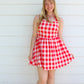 All American Dress - Red