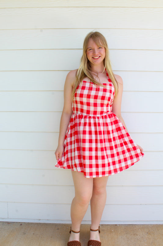 All American Dress - Red