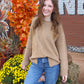 Fuzzy Feeling Sweater - Taupe