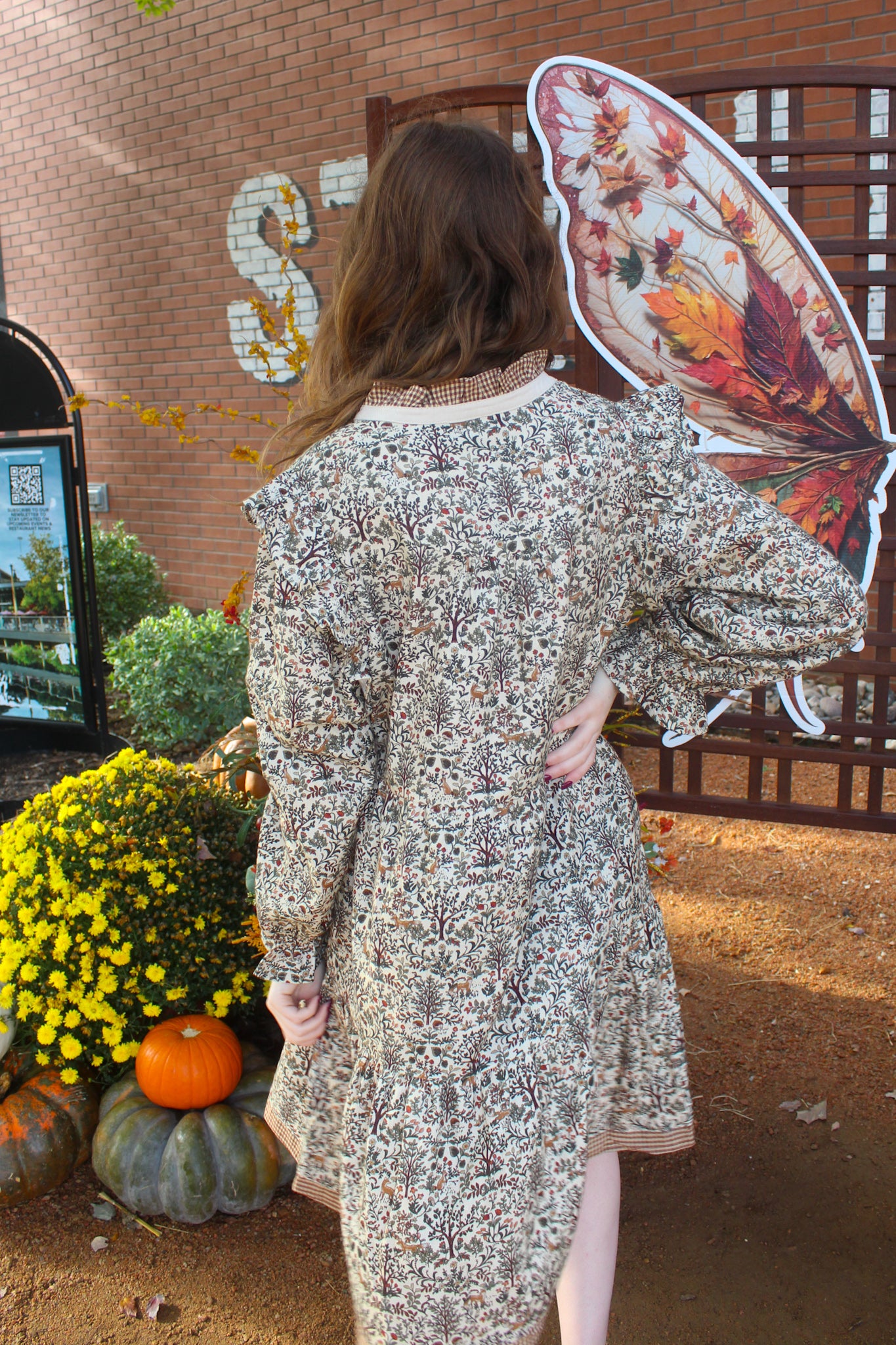 Into The Woods Dress - Cream