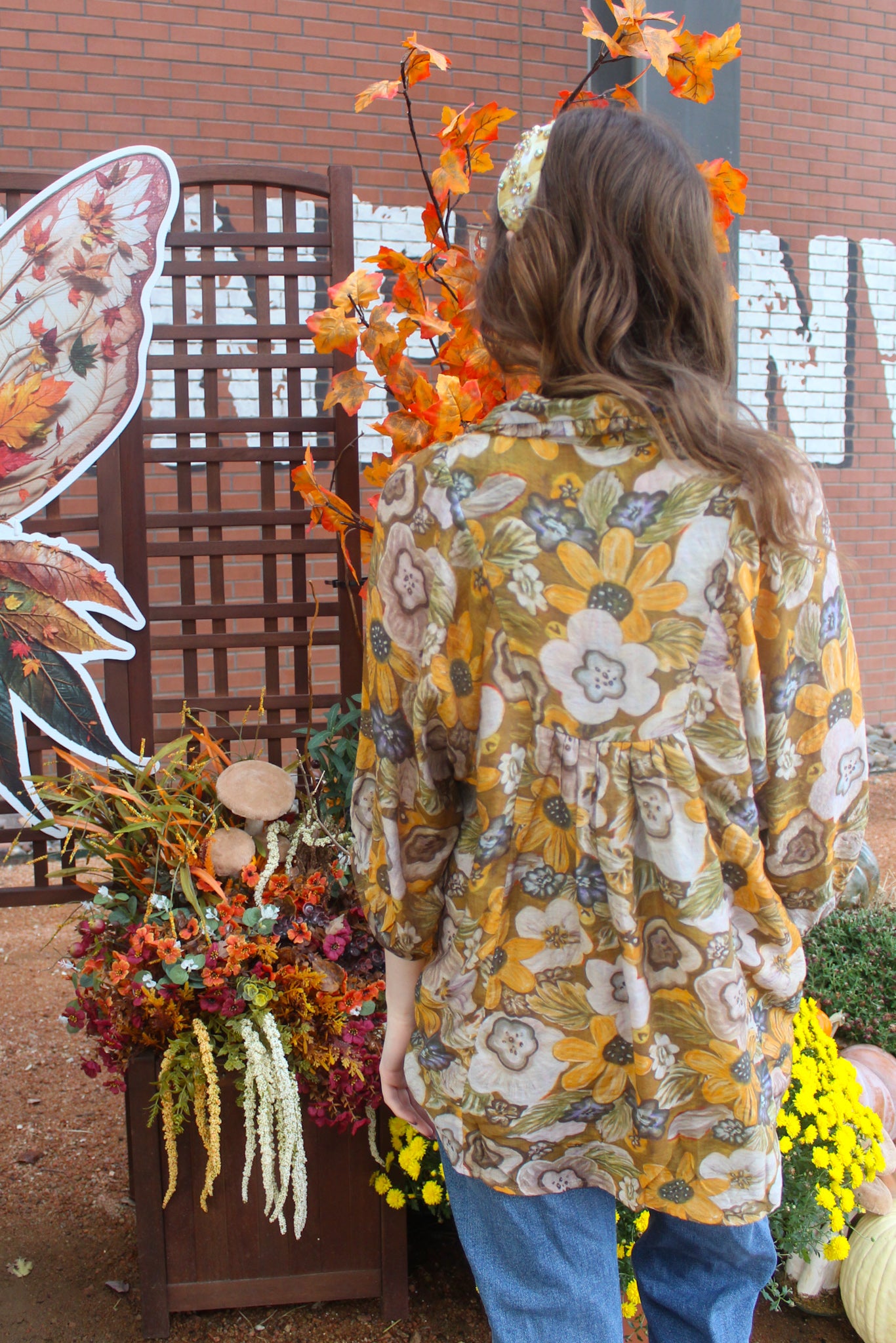 Falling For You Top - Olive