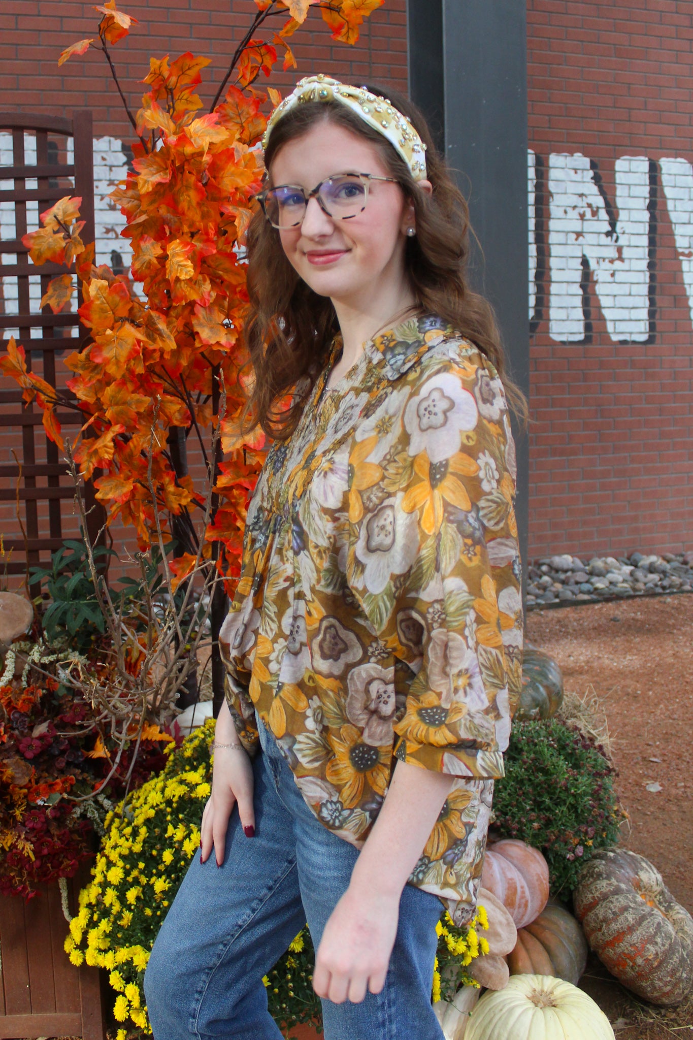 Falling For You Top - Olive