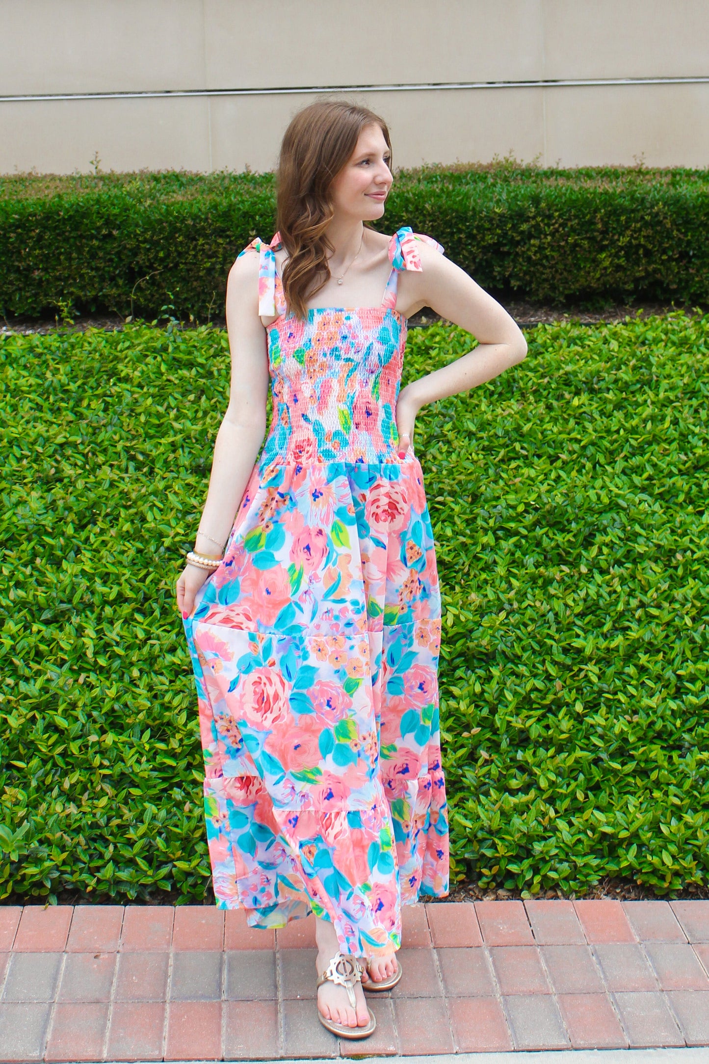 Brightest Blooms Maxi Dress - Multi