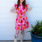 Derby Days Dress - Pink Floral