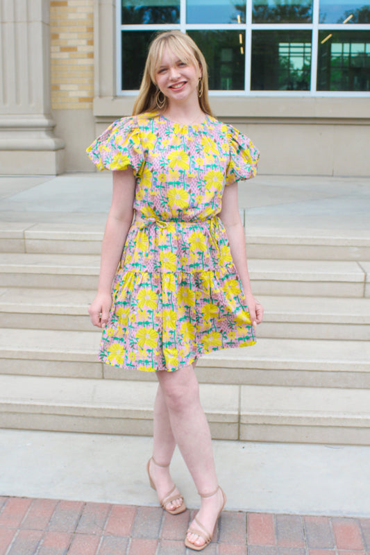 In The Garden Dress - Pink