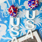 Party In The USA Earrings - White