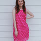 On The Spot Dress - Fuchsia