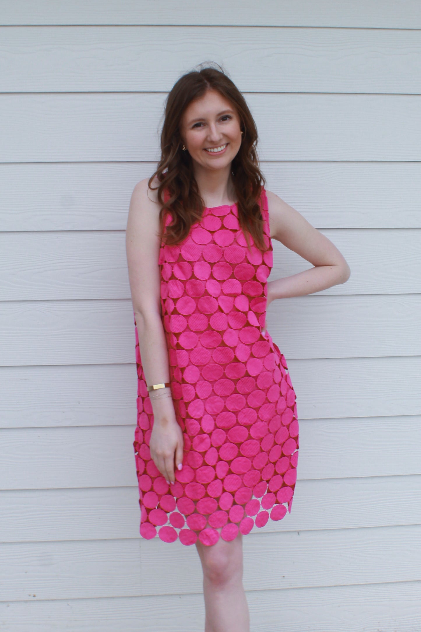 On The Spot Dress - Fuchsia