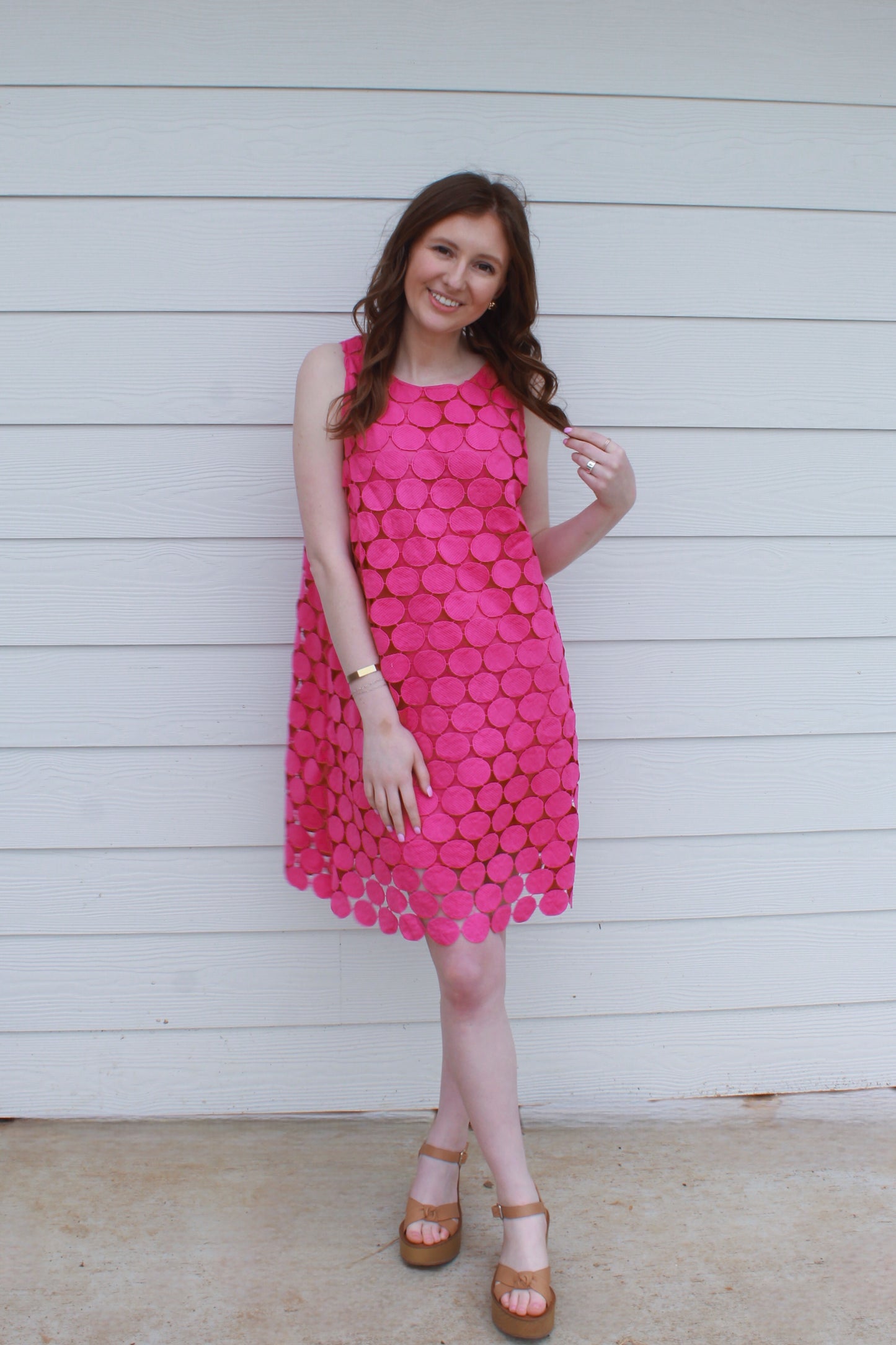 On The Spot Dress - Fuchsia